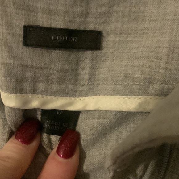 Express pants style Editor. Size 0. Blue Gray. - Picture 4 of 10